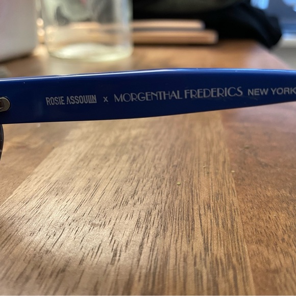 Rosie Assoulin x Morgenthal Frederics LIMITED EDITION hexagonal sunglasses - Picture 4 of 5